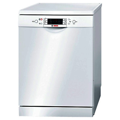 Bosch SMS63M42GB Freestanding Dishwasher, White